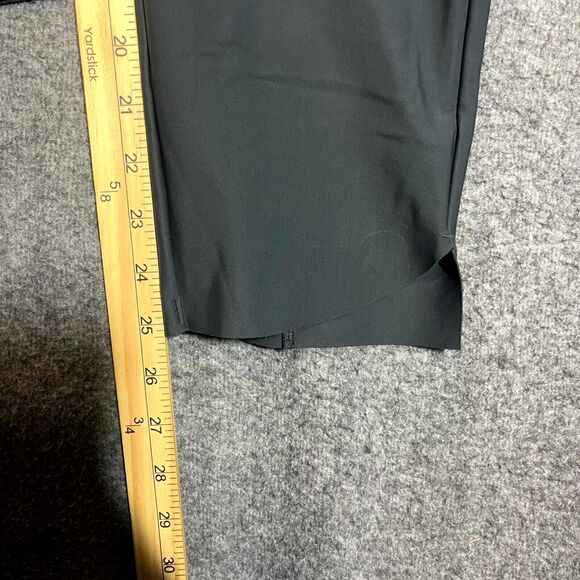 Athleta Stellar Crop Pant Womens XL Grey Ankle Length Zip Pocket Athleisure - Picture 3 of 9